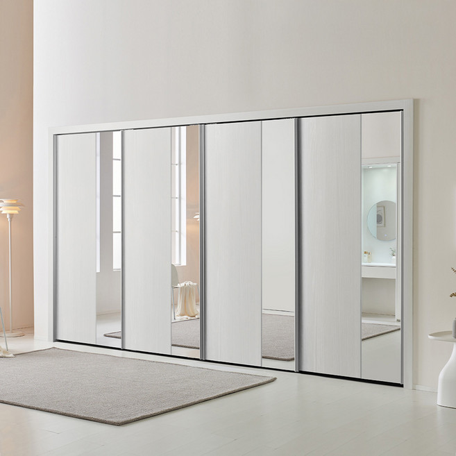 보루네오 거울 메종 슬라이딩 붙박이장 330cm 11자