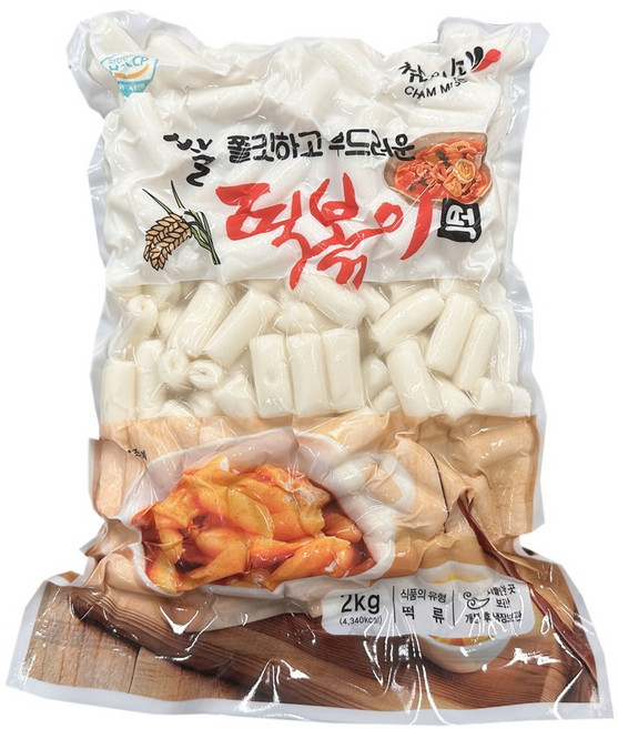 참미소떡볶이 구멍떡볶이떡, 2kg, 2개