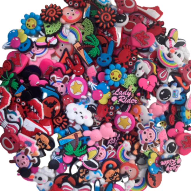 몽땅겟 신발 캐릭터 악세서리 세트 파츠 50개 한묶음