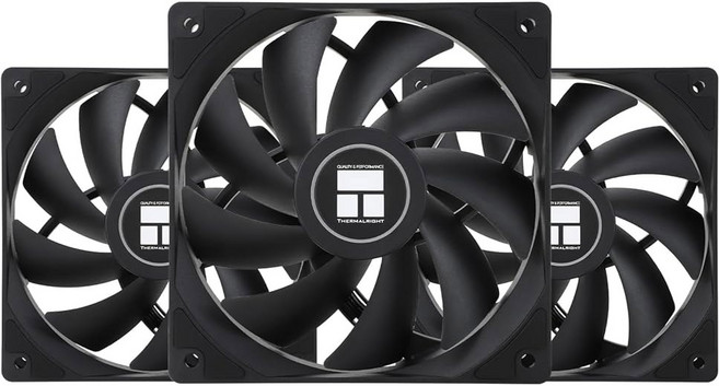 써멀라이트 TL-C12C-S X3 CPU 팬 120mm 4핀 PWM 사일런트 컴퓨터 케이스 쿨러 S-FDB 베어링 포함 최대 1500RPM PC 냉각 ARGB 3 수량, TL-C12C X3, 1개