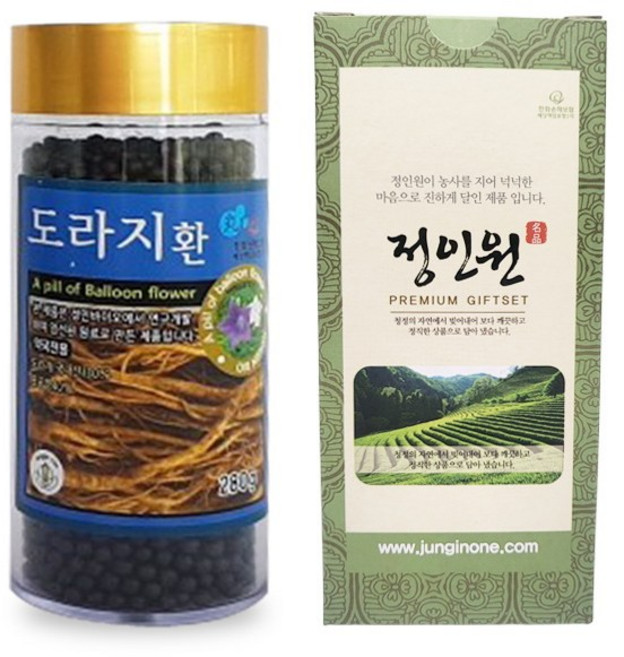 도라지환 국내제조 약국판매 haccp인증 국산100% 건강환 도라지, 280g, 1개