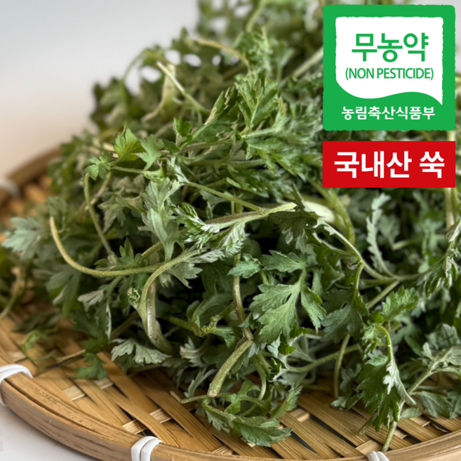 [백화점라인] 국내산 여수 쑥 거문도 생쑥 해풍쑥 노지쑥, 1개, 1kg