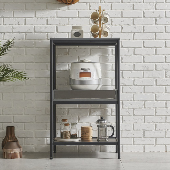 비에스디자인 국내생산 완제품 오브제 렌지대 스틸프레임, 착불배송비 있습니다. 지역별로 다릅니다., 그레이