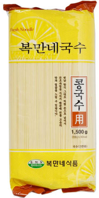 복만네 콩국수면 콩국수전용면 콩국수용 1.5kg