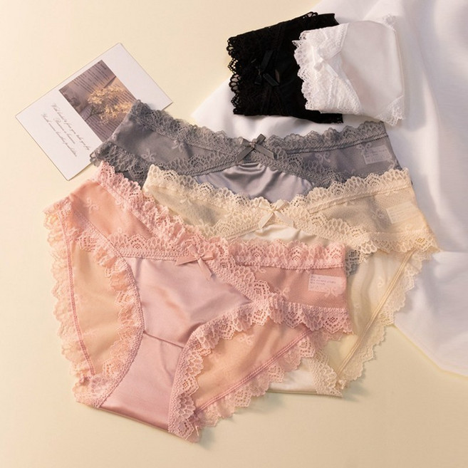 에르멘 메시 레이스 비키니삼각