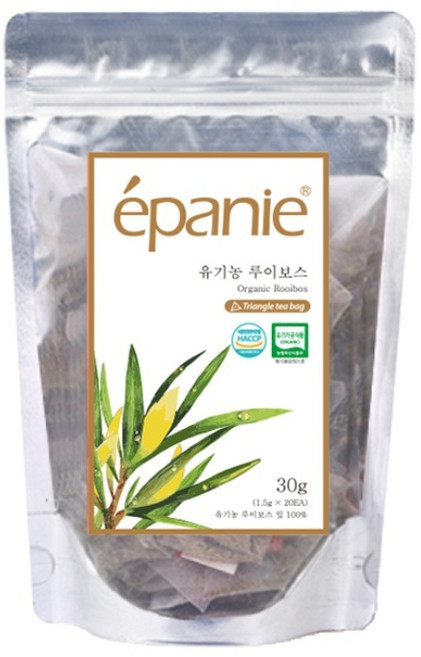 에빠니 유기농 루이보스 허브차 삼각망 티백, 1.5g, 20개입, 1개
