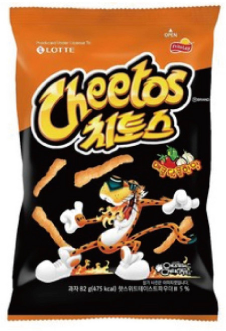 cheetos 치토스 매콤달콤 82g 단짠 과자 사무실 탕비실 간식, 3개