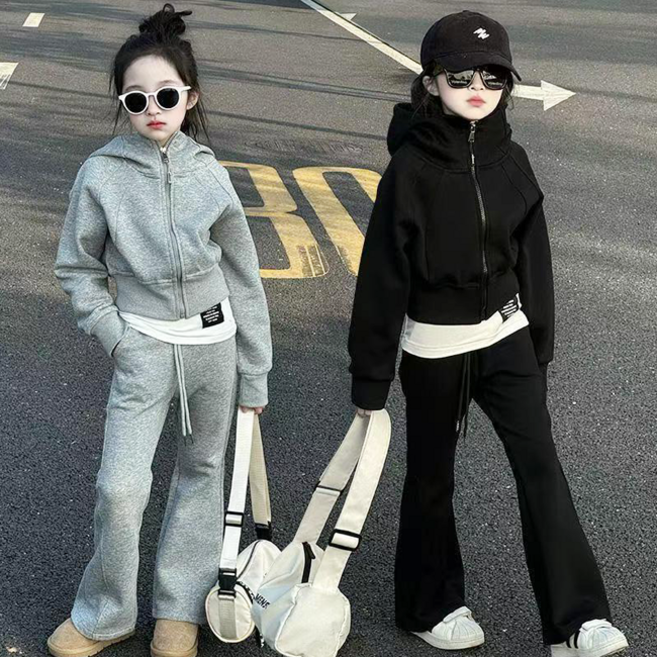 해피델리 인싸후드 집업 상하셋