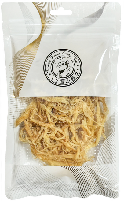 台灣小糧口 碳烤魷魚絲, 90g, 1個