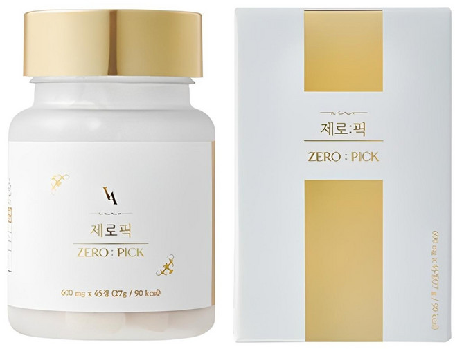 [정품] 제로픽 zero pick 브로멜라인 보이차, 1박스, 45정, 600mgX45정(27g/90kcal)