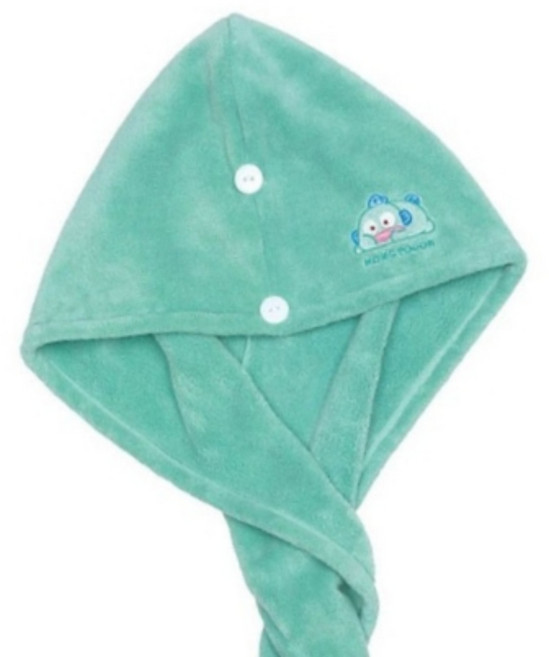 세모소 머리감기타올 여아헤어물기닦개 민트한교동수건 물기떨어짐방지캡 65CM 1개