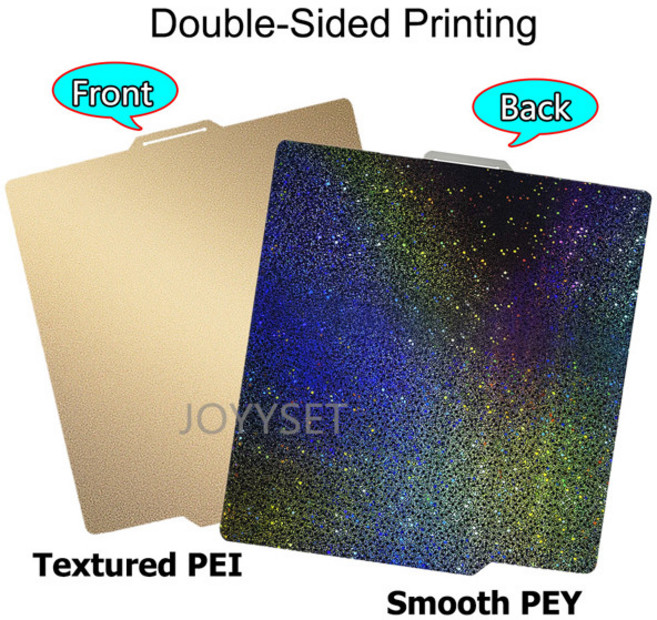P1P P1S A1 X1C X1 플레이트용 PEI 시트 밤부랩 빌드 플레이트 양면 히트베드, 5)257x257mm, 1Pcs PEY PEI