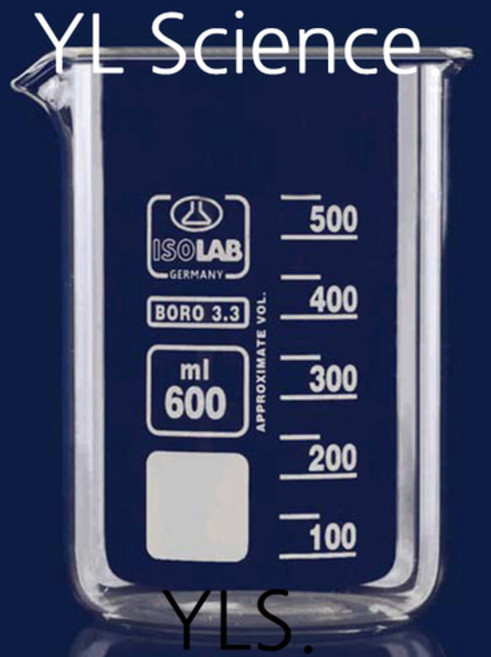독일제 강화유리비이커 50ml ~ 600ml ISOLAB Beaker 특급유리 내열유리 유리비커, 50ml 1ea