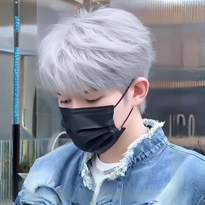 Lavitree 손쉬운 스타일링 자연스런 편한 남성가발, 1개, 그레이