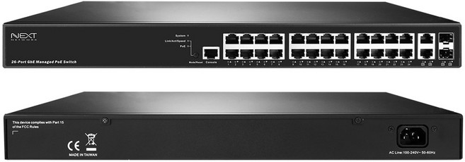 24포트 기가 매니지먼트 2SFPTP NEXT-POE4028L2S-TP, 단품, 1개