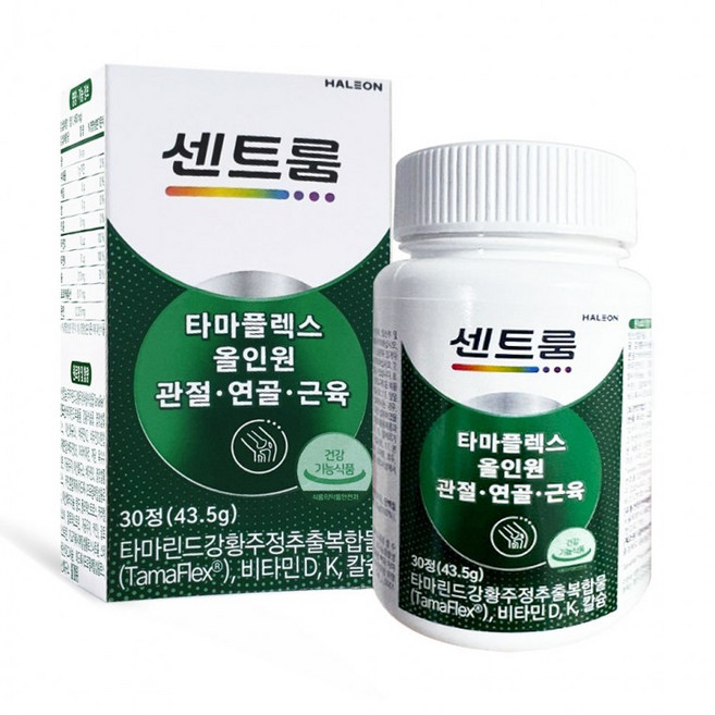 기타 센트룸 타마플렉스 올인원 관절 연골 근육 30정 1박스 타마린드 D, 단일, 1개