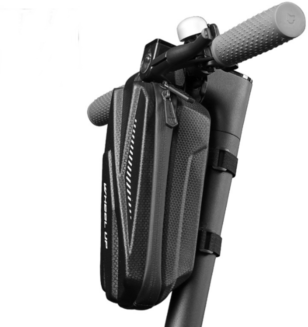 락모터스 전동 킥보드 가방 하드케이스 자전거가방 보조가방 생활방수 핸들튜브, 카본, 1개, 대형