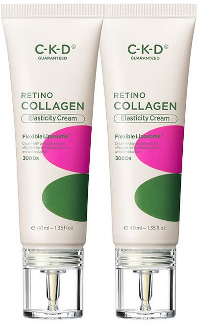 씨케이디 레티노 콜라겐 저분자 300 집중 크림, 40ml, 2개