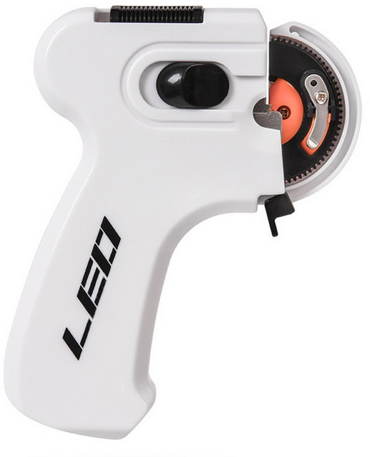 LEO 피싱메카 자동 바늘 결속기 2종 낚시바늘 매듭기 AAA밧데리 증정 바다 민물 체결기 바늘결속기, 1개