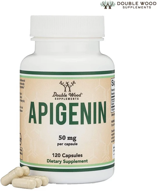 더블우드 아피제닌 아피게닌 Apigenin 50mg 120캡슐 4개월분, 2, 120정 - 쿠팡