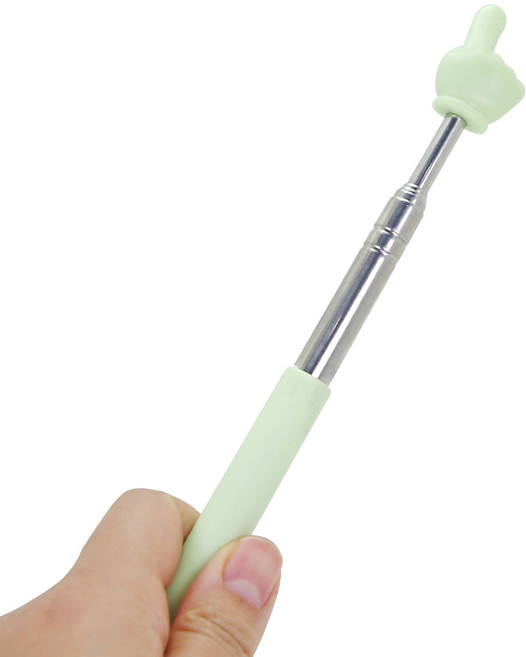 [슈퍼쌤] 5단 길이조절 손가락지시봉, 그린