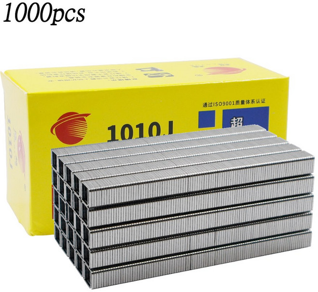 스테이플러 네일 11 프레임 실내 1000 네일용 2MM 공압 8MM 스테이플 10MM 5X0 장식 길이 20GA 1010J, 1000 pcs, 1개