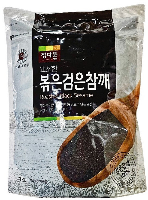 정다운 볶은검은참깨 1kg 1BOX (10입)