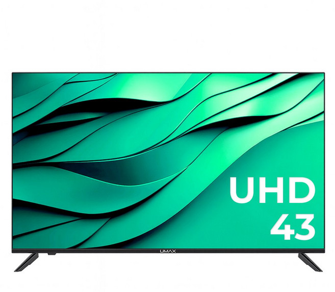 유맥스 무결점보증 UHD43S 109cm(43인치) UHD TV -중소기업 소형 벽걸이 겸용, 고객직접설치, 스탠드형