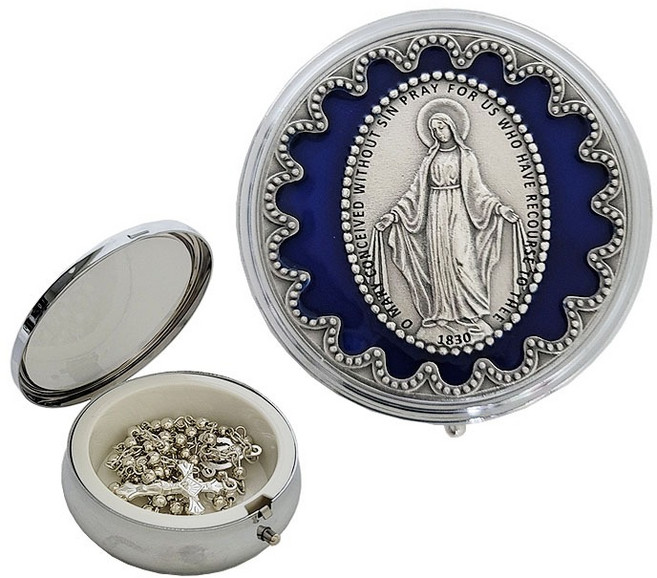 가톨릭천주교성물 주물 묵주와묵주함 은혜, 1개