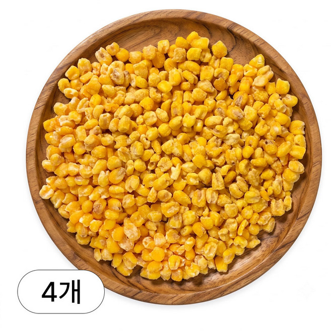 [주5일] 바삭한 하모니콘 옥돌콘 밭두렁 논두렁 업소용 대용량 옥수수콘, 4개, 3.5kg