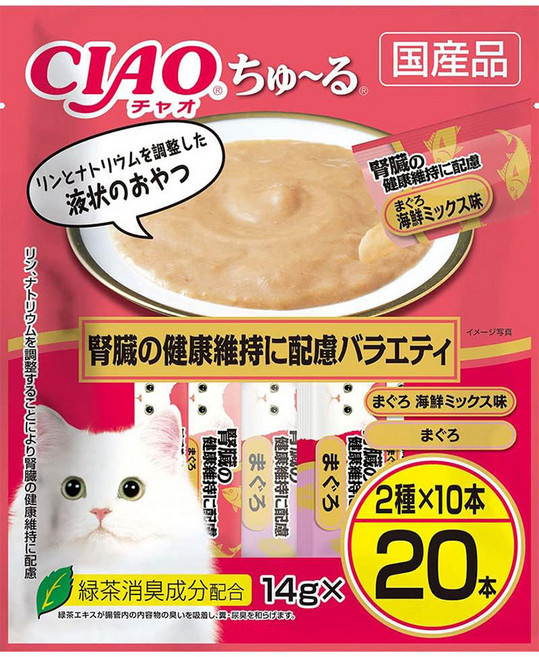 이나바 챠오츄르 버라이어티, 280g, 1개, 신장케어 (DSC-10)
