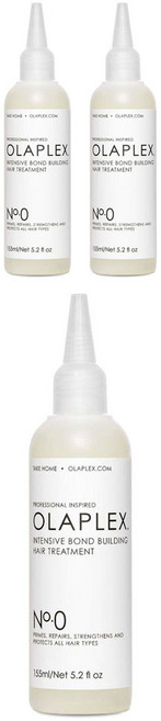올라플렉스 No. 0 인텐시브 본드 빌딩 트리트먼트, 155ml, 3개