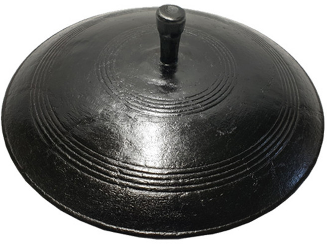 창조명품주물 무쇠 가마솥 뚜껑 지름 37cm~64cm 캠핑 그리들 무쇠솥뚜껑 솥뚜껑구이판 가마솥뚜껑 솥뚜껑불판, 480호, 1개, 48cm