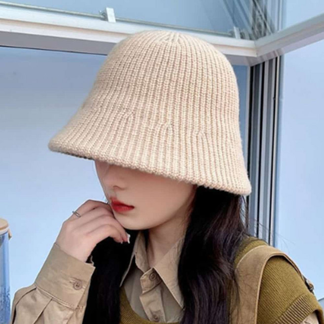 여자 골지챙모자 항암치료 암환자모자 여성환자 겨울 수면