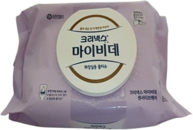 몽글몽글마켓 마이비데 센서티브케어 비데티슈 캡형 68매, 1개, 68매입, 170g