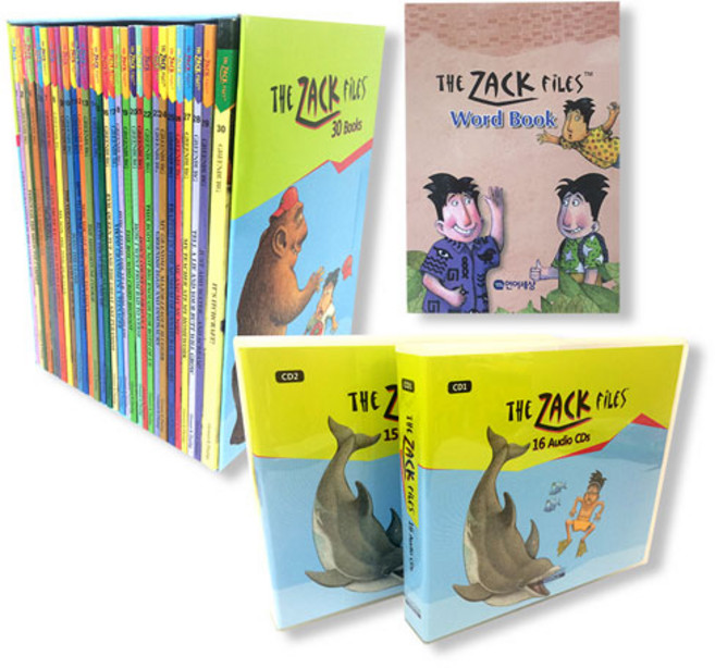 The Zack Files 1~30 Book+CD+Wordbook Full Set
