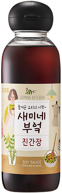 샘표 새미네 부엌 진간장, 450ml, 24개
