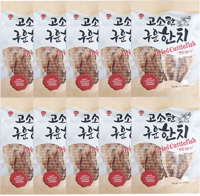 썬푸드 고소한 구운한치 37gx10개, 37g, 10개