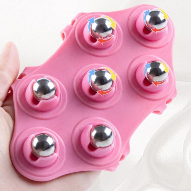 지압 안마 마그네틱 볼 롤링 마사지 장갑, 단품