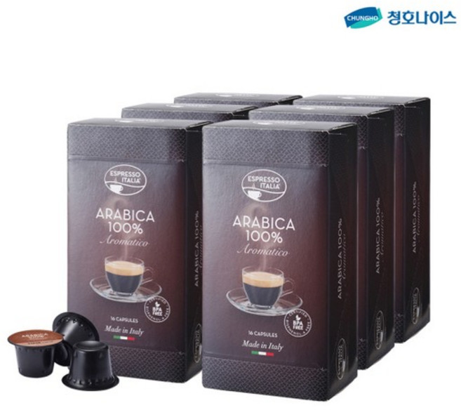 청호나이스 에스프레 휘 카페 커피캡슐 콜롬비아 96캡슐, 없음