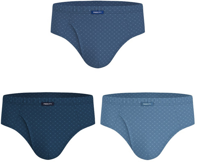 BYC 남자 부드러운 순면 맥시 삼각팬티 3매입 세트 빅사이즈