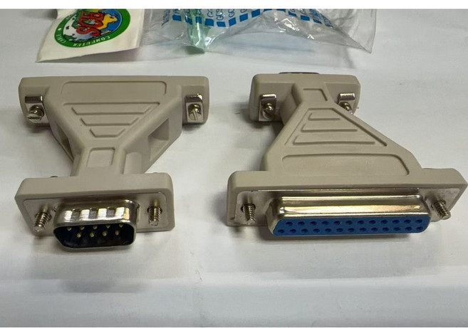 RS232 長型 9公轉25母 轉接頭, 1個