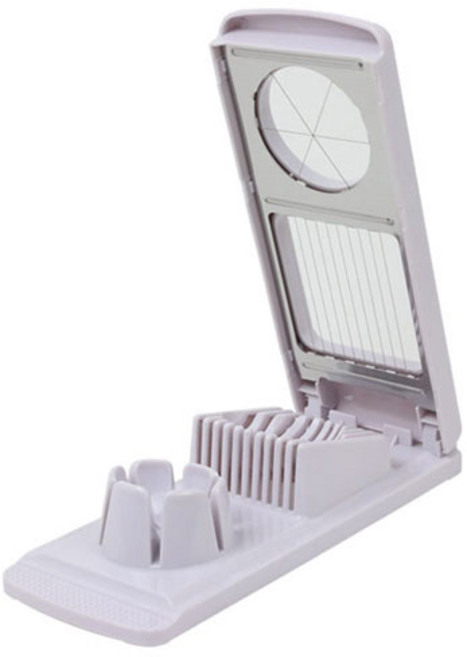 에그 슬라이서 2구 계란 에그 커터기, 1개