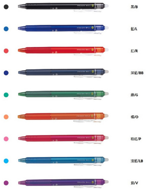 PILOT 百樂 按鍵魔擦筆, 1個, LFBK-23F(紅), 紅
