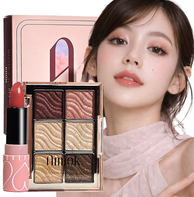아미옥 소프트 클레이빔 시크릿룸 키트 섀도우 팔레트, S04글래머러스, 1개