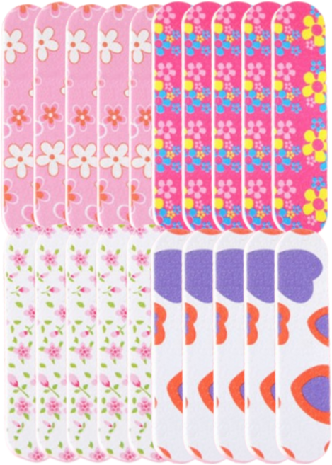 네일파일 손톱가는거 미니 손톱정리 네일버퍼, 20개, 혼합