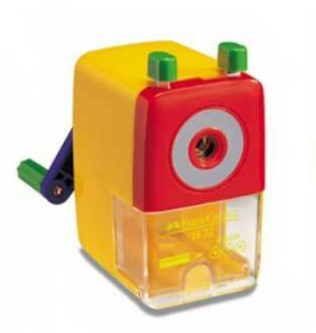 파버카스텔 핸들 연필깎이 빅 1822, 옐로, 1개