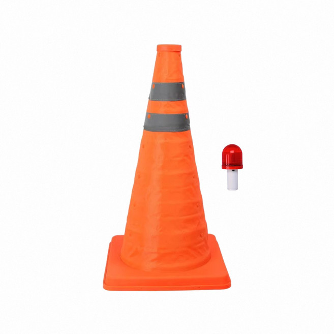 WEPAY 伸縮交通錐, 橘, 1個