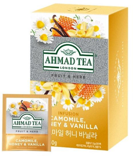 (아마드) 캐모마일 허니n 바닐라 허브차 20티백 허브티백, 해당제품선택, 1.5g, 1개, 20개입