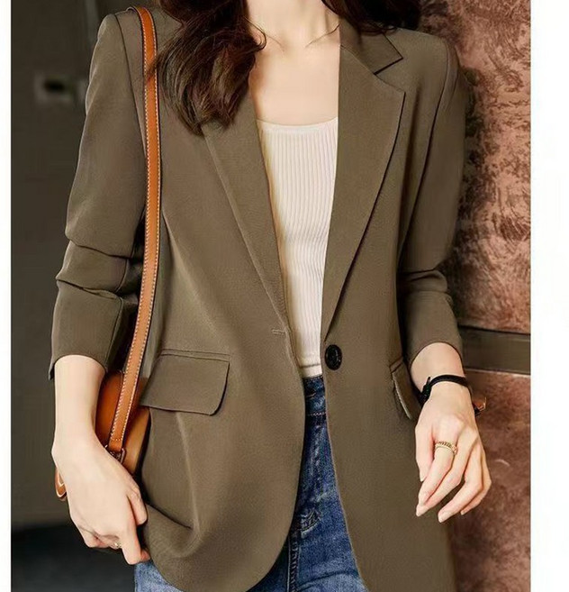 TIMEPURE 가을 신상품 세련된 캐주얼 여성 자켓 프리미엄 페미닌 디자인 오피스 웨이건 오피스 자켓